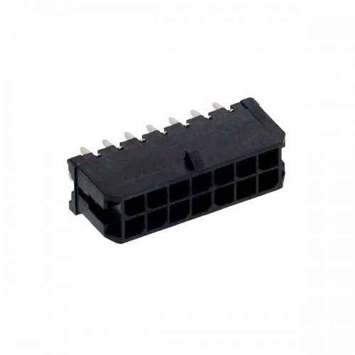 Конектор Micro-Fit3.0 серія 43045 2x7P прямий на плату Конектор Micro-Fit3.0 серія 43045 2x7P прямий на плату